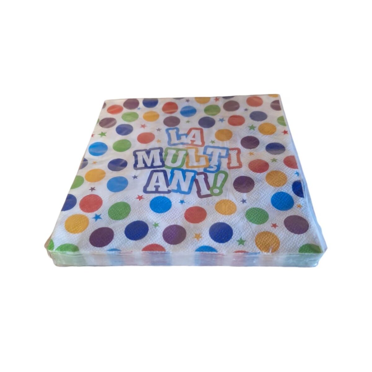 Set 20 Servetele de Masa, Embo, Colectia LA MULTI ANI, 33 x 33 cm, din Hartie, Multicolor - imagine 3
