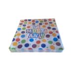Set 20 Servetele de Masa, Embo, Colectia LA MULTI ANI, 33 x 33 cm, din Hartie, Multicolor - imagine 3