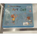 Set 208 Piese, Complet pentru Pictura si Desen, Embo, Tip Servieta, 3-12 Ani, 32.6 x 27.7 x 6 cm, Albastru - imagine 8