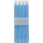 Set 4 Lumanari, Embo, pentru Suport de Masa, Fara Miros si Fum, din Parafina, 2.2 x 25 cm, Albastru