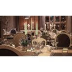 Set 4 Lumanari, Embo, pentru Suport de Masa, Fara Miros si Fum, din Parafina, 2.2 x 25 cm, Verde - imagine 3