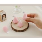 Set 4 Lumanari Parfumate, Embo, Model Capsunici, Ardere 30 min, 52g, 6.3 x 6.3 x 3.8 cm, Roz - imagine 7