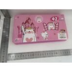 Set 42 Piese de Pictura si Desen, Embo, Tip Penar, Model Pisicuta, 24.3 x 13 x 3 cm, Roz - imagine 3