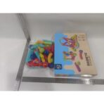 Set 42 piese magnetice de constructie, Embo, Forme geometrice, Multicolor - imagine 7