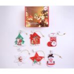 Set 6 decoratiuni de Craciun luminoase, Embo - imagine 3