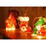 Set 6 decoratiuni de Craciun luminoase, Embo - imagine 7