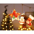 Set 6 decoratiuni de Craciun luminoase, Embo - imagine 8