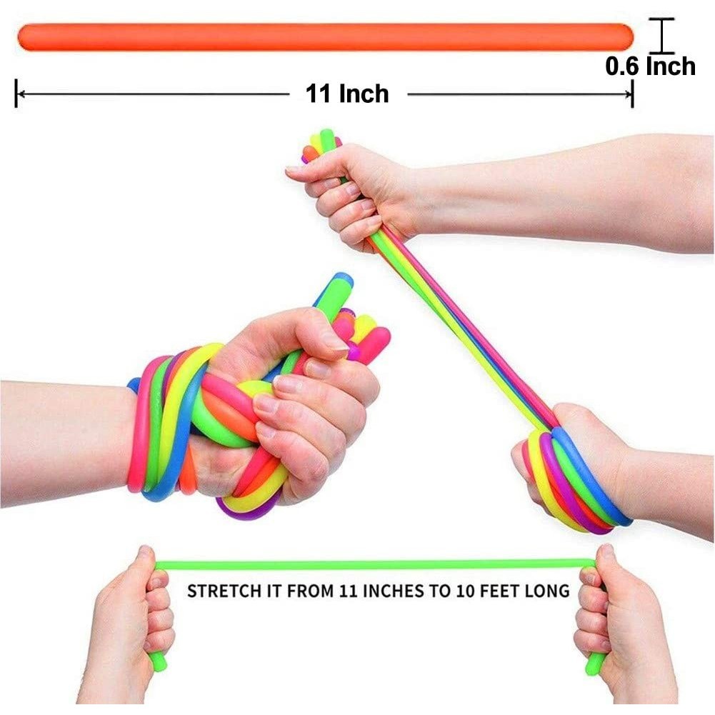 set-6-jucarie-senzoriala-superelastica-24cm-2m-lungime-antistres-colorata-stretchy-string-fidget-flippy-multicolor-61f108e52f6a5 Set 6 Jucarie senzoriala superelastica 24cm-2m lungime, antistres, colorata Stretchy string fidget, Embo, Multicolor - imagine 6