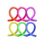 Set 6 Jucarie senzoriala superelastica 24cm-2m lungime, antistres, colorata Stretchy string fidget, Embo, Multicolor - imagine 7