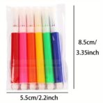 Set 6 Markere Colorate, Embo, pentru Hartie Mini Imprimanta Foto Portabila, Multicolor - imagine 3