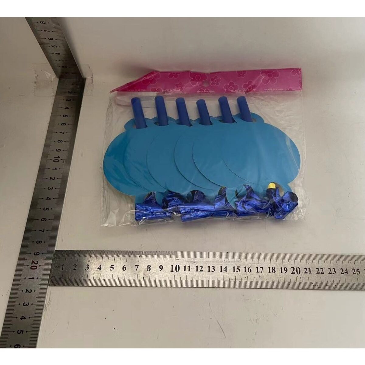 Set 6 Suflatori Happy Birthday, Embo, pentru Petrecere, Albastru - imagine 2