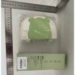 Set 7 Piese de Spalat/Uscat Biberoane, Embo, Portabil, Peri de Silicon, pentru Tetine, Suzete, Biberoane, Paie, Cutie Inclusa, 16 x 11 x 5 cm, Model Ursulet, Verde - imagine 5