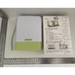 Set 7 Piese de Spalat/Uscat Biberoane, Embo, Portabil, Peri de Silicon, pentru Tetine, Suzete, Biberoane, Paie, Cutie Inclusa, 16.8 x 12 x 5 cm, Model Panda, Verde - imagine 7