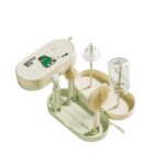 Set 7 Piese de Spalat/Uscat Biberoane, Embo, Portabil, Peri de Silicon, pentru Tetine, Suzete, Biberoane, Paie, Cutie Inclusa, 20 x 9.5 cm, Verde