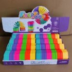 Puzzle pentru copii, Embo, fidget loop, functie stivuire, bucle, decompresie, curcubeu, 20 cm - imagine 5