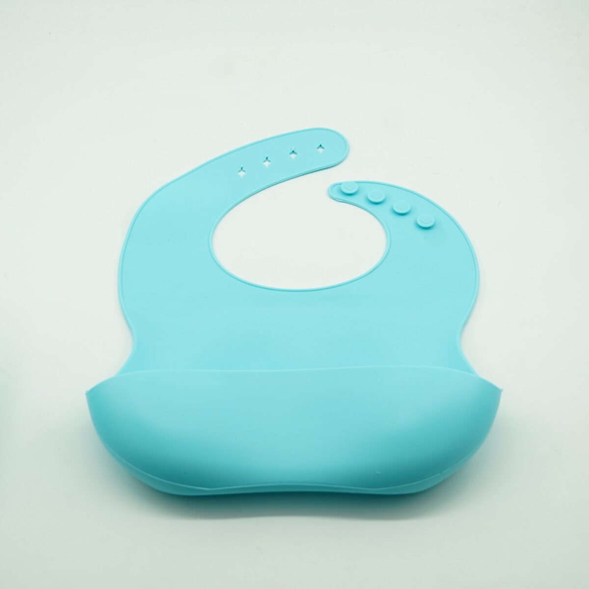 Set 8 piese diversificare bebelusi si copii din silicon Embo, baveta, farfurie compartimentata cu ventuza, bol cu ventuza, tacamuri din lemn si silicon, cana pentru gustari, fara alergeni, albastru - imagine 7