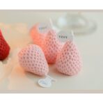 Set 9 Lumanari Parfumate, Embo, Model Capsunici, Ardere 30 min, 117g, 9.3 x 9.3 x 3.8 cm, Roz - imagine 5