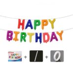 Set baloane folie Embo, Happy Birthday, 40 cm, multicolor - imagine 4