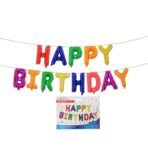 Set baloane folie Embo, Happy Birthday, 40 cm, multicolor - imagine 5