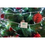 Set brad artificial de Craciun si elemente decorative, Decorat cu conuri de pin, pentru interior/exterior, inaltime 210 cm, diametru 114 cm, 1057 ramuri, Embo, verde, suport metalic inclus - imagine 6