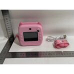 Set Camera Instantanee pentru Copii, Embo, Ecran HD 2.4'', 24MP, 720P Video, 1200 mAh, cu Functie de Printare Alb-Negru, cablu USB-C, Bluetooth, Compatibil iOS/Android, Imprimare APP, Model Kitty, Roz - imagine 3