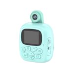 Set Camera Instantanee pentru Copii, Embo, Camera 180Â° Selfie, Ecran HD 2'', 24MP, 720P Video, 1200 mAh, cu Functie de Printare Alb-Negru, cablu USB-C, Bluetooth, Compatibil iOS/Android, Imprimare APP, Model Dino, Turcoaz - imagine 9