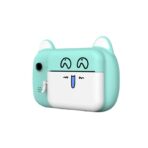 Set Camera Instantanee pentru Copii, Embo, Camera Selfie, Ecran HD 2.4'', 24MP, 1080P Video, 1200 mAh, cu Functie de Printare Alb-Negru, cablu USB-C, Bluetooth, Compatibil iOS/Android, Imprimare APP, Model Pisicia Emoji, Bleu - imagine 9