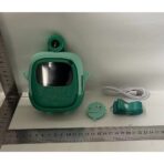 Set Camera Instantanee pentru Copii, Embo, Ecran HD 2.4'', 24MP, 720P Video, 1200 mAh, cu Functie de Printare Alb-Negru, cablu USB-C, Bluetooth, Compatibil iOS/Android, Imprimare APP, Model Dinozaur, Verde - imagine 3