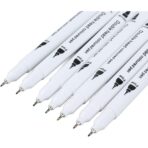 Set Carioci pe Baza de Apa, Embo, 2 in 1, pentru Pictura, Caligrafie, 120 Culori, Penar Negru, Corp Carioca Alb, 27.5 x 19.5 x 8 cm, Multicolor - imagine 3