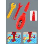 Set Constructie Bormasina Magica cu Servieta, Embo, 310 Piese, Albastru, Piese Multicolore, Plastic, 31x46 cm - imagine 3