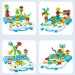 Set Constructie Bormasina Magica cu Servieta, Embo, 310 Piese, Albastru, Piese Multicolore, Plastic, 31x46 cm - imagine 6