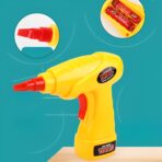 Set Constructie Bormasina Magica cu Servieta, Embo, 310 Piese, Albastru, Piese Multicolore, Plastic, 31x46 cm - imagine 7