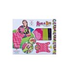 Set de creatie DIY, Embo, patura de tricotat multicolor