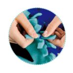Set de creatie patura pentru copii, Embo, tesut si tricotat +6 ani