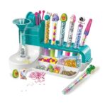 Set de Creatie, Embo, Stiloul Magic, +6 Ani, peste 50 de Accesorii, Laborator de Creatie Pixuri, 34 x 31 x 8 cm, Multicolor - imagine 4
