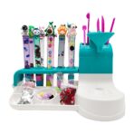 Set de Creatie, Embo, Stiloul Magic, +6 Ani, peste 50 de Accesorii, Laborator de Creatie Pixuri, 34 x 31 x 8 cm, Multicolor - imagine 7