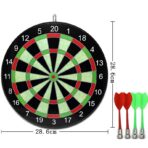 Set Joc Darts Embo, 4 Sageti Incluse, Magnetic, Dimensiuni 28.6 x 28.6 cm, Design clasic, model 2, Multicolor - imagine 6