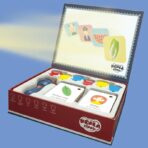 Set Jucarie Educativa, Embo, Proiector Tip Lanterna Pentru Copii, 6 Teme, 48 de Imagini, Cutie Depozitare, +3 ani, Albastru - imagine 10