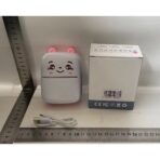 Set Mini Imprimanta Foto Portabila, Embo, Include: 1x Set de Markere, 5x Role de Hartie Termica, 5x Role Hartie Adeziva, Incarcare USB, Bluetooth, Print Alb-Negru, Model Ursulet, Alb/Roz - imagine 6