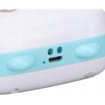Set Mini Imprimanta Foto Portabila, Embo, Include: 1x Set de Markere, 5x Role de Hartie Termica, 5x Role Hartie Adeziva, Incarcare USB, Bluetooth, Print Alb-Negru, Model Ursulet, Alb/Albastru - imagine 8