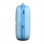 Set Mini Imprimanta Foto Portabila, Embo, Include: 1x Set de Markere, 5x Role de Hartie Termica, 5x Role Hartie Adeziva, Incarcare USB, Bluetooth, Print Alb-Negru, Model Pisicuta, Albastru - imagine 8