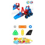 Set pentru construit masini, Embo, Educativ si creativ, 134 piese