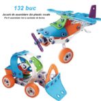 Set pentru construit masini, Embo, Educativ si creativ, DIY, 132 piese - imagine 2