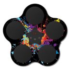 Jucarie de Boxat cu Muzica si Lumini, Embo, Bluetooth, Incarcare USB, Aplicare cu Ventuze, 5 Tinte, 40x38x8 cm, 930 g, Negru