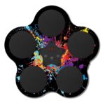 Jucarie de Boxat cu Muzica si Lumini, Embo, Bluetooth, Incarcare USB, Aplicare cu Ventuze, 5 Tinte, 40x38x8 cm, 930 g, Negru