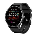 Ceas smartwatch si bratara fitness Embo ZL02D, oxigen, ritm cardiac, pedometru, notificari, IP67, Compatibil cu Android/iOS, vibratii, multi sport, Negru