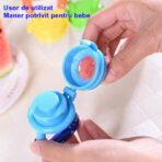 Suzeta pentru diversificarea alimentatiei/dentitie Embo, potrivit pentru fructe si piure proaspat, Albastru, fara BPA - imagine 2