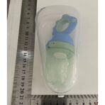 Suzeta pentru Fructe, Embo, pentru Bebelusi, din Silicon Alimentar, +4 Luni, 2 mm Grosime Gauri Tetina, 12.4 x 5.1 x 4.7 cm, Albastru - imagine 6