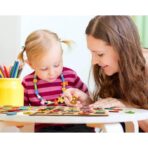 Tabla Montessori, Embo, din Lemn, Educatie Timpurie Alfabet, 26 Litere Lemn, +18 Luni, 20 x 20 cm, Vopsea pe Baza de Apa, Multicolor - imagine 4