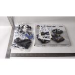 Set de Constructie Masina de Politie 4x4, Embo, 28x21cm, 243 de Piese, 6 ani, Negru - imagine 3